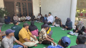 Sambangi Semen dan Mojo, Cabup Kediri Deny Widyanarko Beber Program Prioritas
