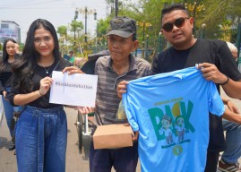 Komunitas Milenial, Emak Muda dan Tim BAIK Sidoarjo Kampanyekan Gerakan Kebaikan