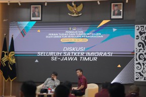 Kemenkumham Jatim Gelar Penguatan Tugas dan Fungsi Intelijen Keimigrasian