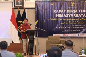 Kanwil Kemenkumham Jatim Tekankan Deteksi Dini Penyalahgunaan Medsos