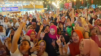 100.000 Ojol Wanita di Jatim Pilih Lanjutkan Khofifah-Emil