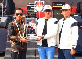 Kirab Maskot Pilkada 2024 Sampai di Sidoarjo