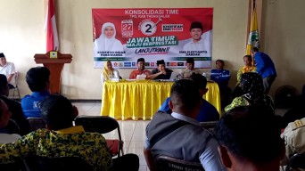 TPD Paslon Khofifah - Emil Siapkan Saksi di Trenggalek