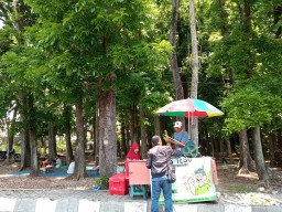 Pedagang Es Tebu di Hutan Mini Jember Banjir Pembeli, Omzet Rp300 Ribu Sehari