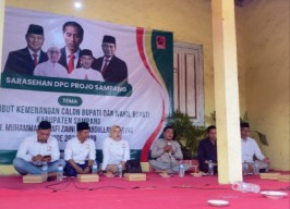 Projo Sampang Gelar Sarasehan, Siap Menangkan Ra Mamak - Haji Ab
