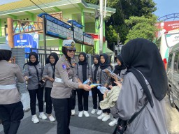 Satlantas Polres Ponorogo Datangi SMKN 1, Ternyata Ini Alasannya
