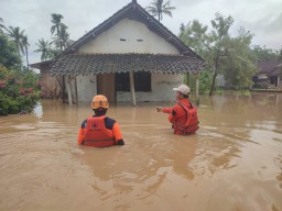 Ratusan Rumah di Tempurejo Jember Terendam Banjir, Para Penghuni Diungsikan
