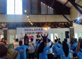 Laskar Kamil Gelar Deklarasi Pemenangan Khofifah - Emil di Pasuruan