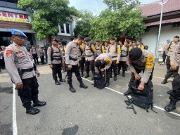 Polres Ponorogo Amankan Coblosan Pilkada dengan Pola 2:8:16