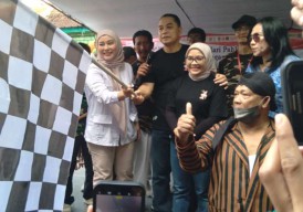 Resmikan Kampung Gangsing Surabaya, Ajeng: No Gadget No Bullying