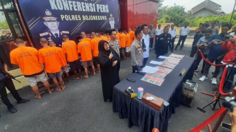 Polres Bojonegoro Ringkus 20 Pemain Judi Online