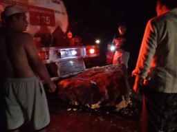 Longsor Tutup Akses Jalan Kampak-Munjungan Trenggalek