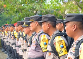 1.298 Personel Polresta Sidoarjo Siaga Amankan TPS Pilkada 2024