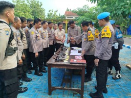 Polres Bangkalan Tarik 20 Senpi Anggota, jelang Pilkada