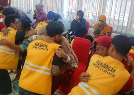 Suasana Haru Selimuti Acara Sungkeman Warga Binaan Rutan Surabaya