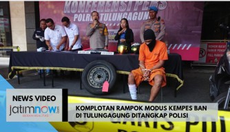Video: Komplotan Rampok Modus Kempes Ban di Tulungagung Ditangkap Polisi