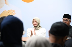 Ungguli Pasangan Fren, Vinanda - Gus Qowim Ajak Warga Bangun Kota Kediri