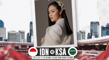 Yura Yunita Meriahkan Timnas Indonesia Vs Arab Saudi