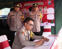 Jelang Malam Tahun Baru, Polres Bangkalan Larang Pemotor Pakai Knalpot Brong