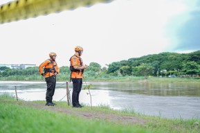BPBD Kota Kediri Intensifkan Pemantauan Debit Sungai Brantas di Musim Hujan