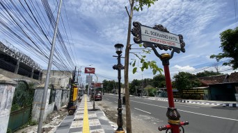 Jalan Soekarno Hatta Kediri Bakal Makin Cantik dengan Ornamen dan Vegetasi Baru