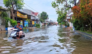 Banjir Genangi 8 Desa di Kecamatan Waru Sidoarjo
