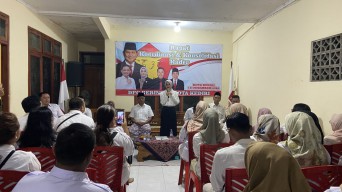Hadiri Konsolidasi Gerindra Kota Kediri, Vinanda - Gus Qowim Ucapkan Terima Kasih