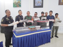 Lanal Batuporon Gagalkan Pengiriman Rokok Ilegal Senilai Rp500 Juta di Suramadu