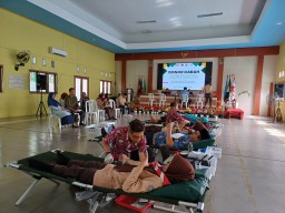 Peringati HPN 2025, PWI Lamongan Gandeng MAN 1 Gelar Donor Darah