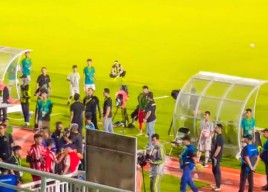Persibo Bojonegoro Vs Deltras FC Sidoarjo Berakhir Ricuh, 2 Pemain Terluka