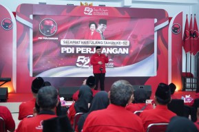 HUT ke-52 PDI Perjuangan, Mas Dhito Ajak Struktur Partai di Kediri Solidkan Barisan