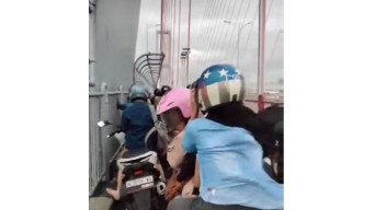 Puluhan Pemotor Terhenti di Tengah Jembatan Suramadu gegara Angin Kencang