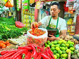 Harga Cabai Rawit di Pasar Larangan Sidoarjo Tembus Rp110 Ribu Per Kilogram