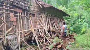 7 Rumah Warga Trenggalek Rusak akibat Tanah Gerak