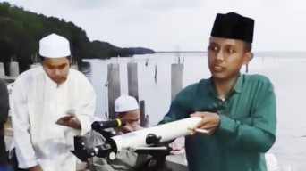 LFNU Bangkalan Pantau Hilal di Pantai Gebang