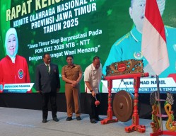 KONI Jatim Gelar Rakerprov 2025: Fokus Persiapan Porprov dan Bina Atlet Muda