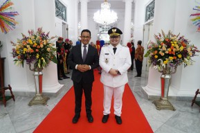 Mas Dhito Dilantik Bareng Bapaknya, Anies Baswedan: Ini Historis