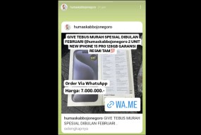 Medsos Pemkab Bojonegoro Diretas