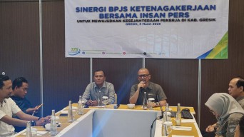 BPJS Ketenagakerjaan Gresik Sosialisasikan Kemudahan Program Jamsostek Mobile