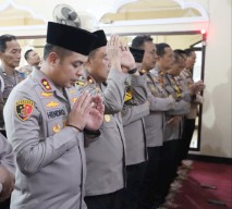Doa untuk 3 Polisi Way Kanan dari Polres Bangkalan