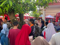 Gerakan Pangan Murah Ponorogo Diserbu Warga, Dijual di Bawah Harga Pasar