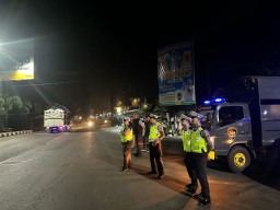 Kapolres Tulungagung Pimpin Patroli Skala Besar, Jaga Kamtibmas