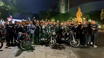 Klub Motor di Surabaya Ini Ajak Anak Muda Melek Politik, Cakkeeep