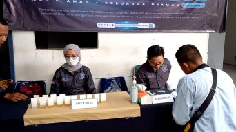 Tes Urine Sopir Bus di Terminal Trenggalek, 1 Orang Positif Benzodiazepine