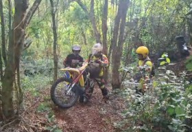 Komunitas Trail di Bangkalan Jajal Track Bukit Ajhir Sambil Ngabuburit