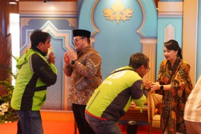 Pelajar hingga Ojol Ikuti Halal Bihalal Bareng Mas Dhito di Pendopo Panjalu Jayati