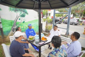 Wali Kota Madiun Santap Nasi Jotos Bareng Pakar Komunikasi Suko Widodo