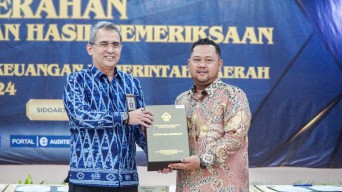 Pemkab Gresik Raih Opini WTP ke-10 Kali Berturut-turut