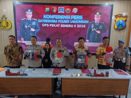 Polres Lamongan Ungkap 4 Kasus Penganiayaan dalam Ops Pekat II Semeru 2025
