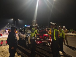 Bubarkan Aksi Balap Liar di JLU Lamongan, Polisi Amankan 9 Motor